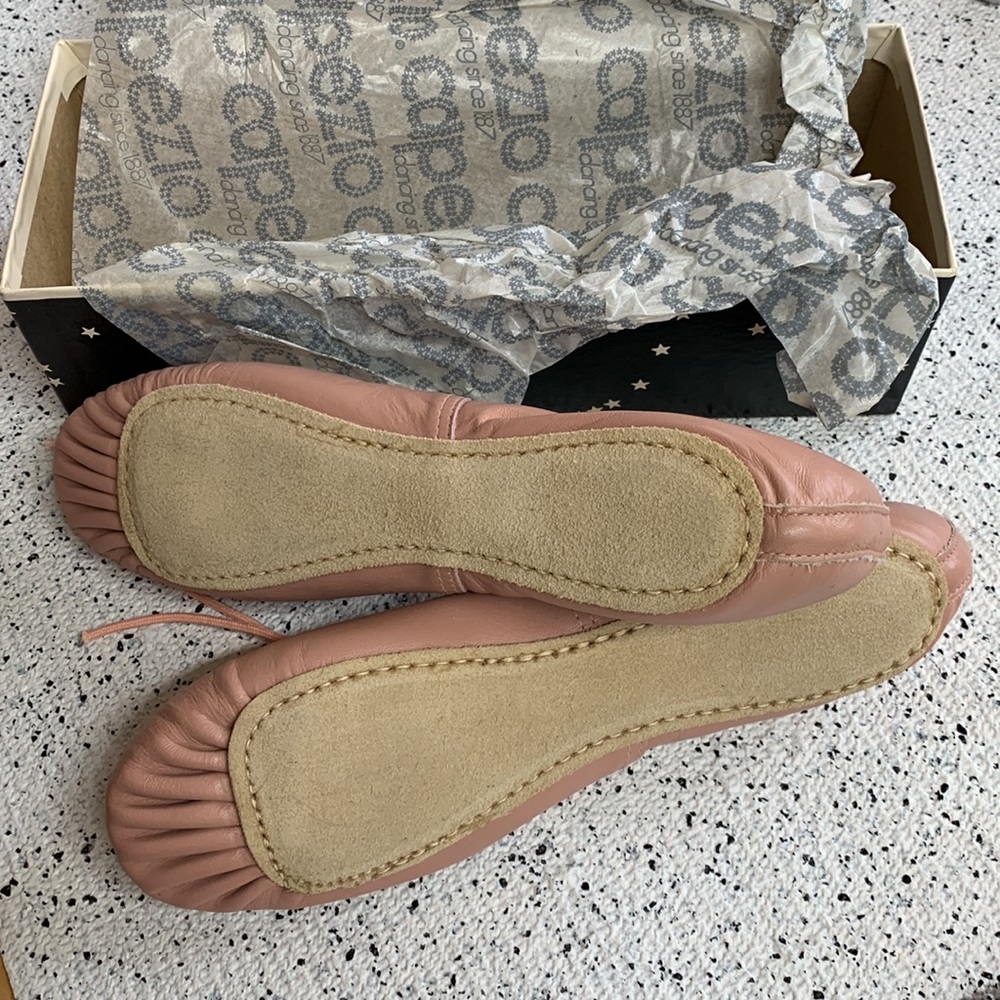 Antique NEW Capezio Slipper in Dusty Rose sz 6 - Picture 8 of 9